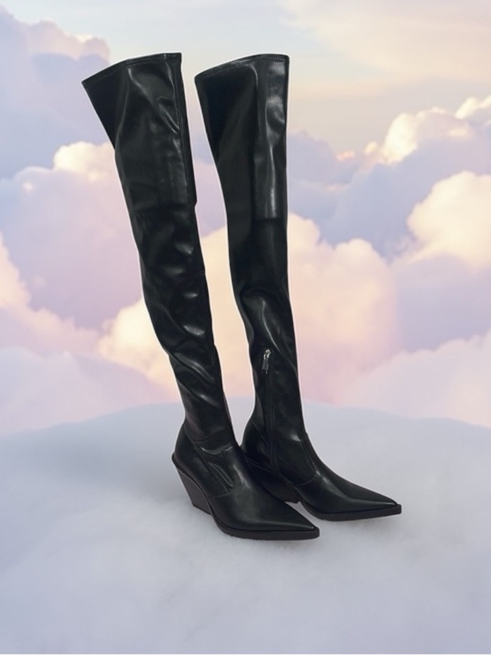 Zara tall cowboy 🤠 boots ❤️ Size 35=4.5